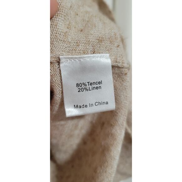 Tuckernuck Tencel Linen Clayton Relaxed Knit Polo Shirt Size Medium-Large - Picture 6 of 8